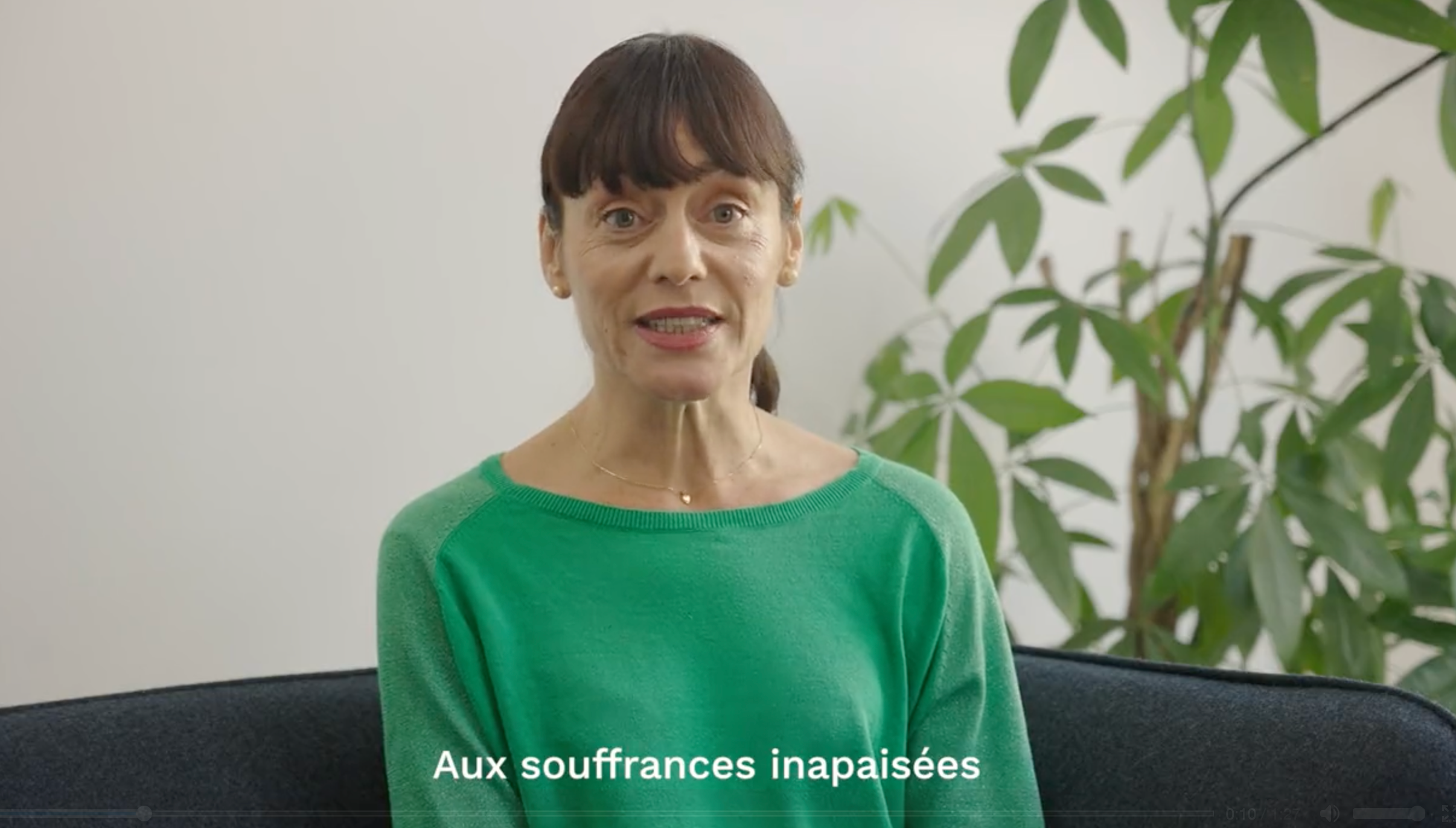 Le message militant d'Anne-Sophie