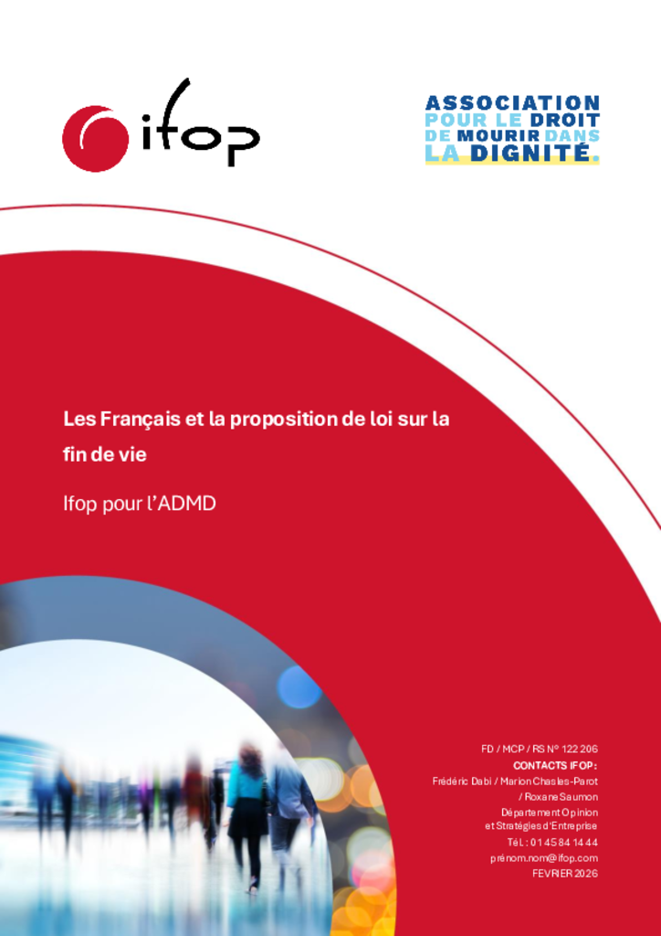 Sondage Ifop / Février 2026 - Les Français et la proposition de loi sur la fin de vie