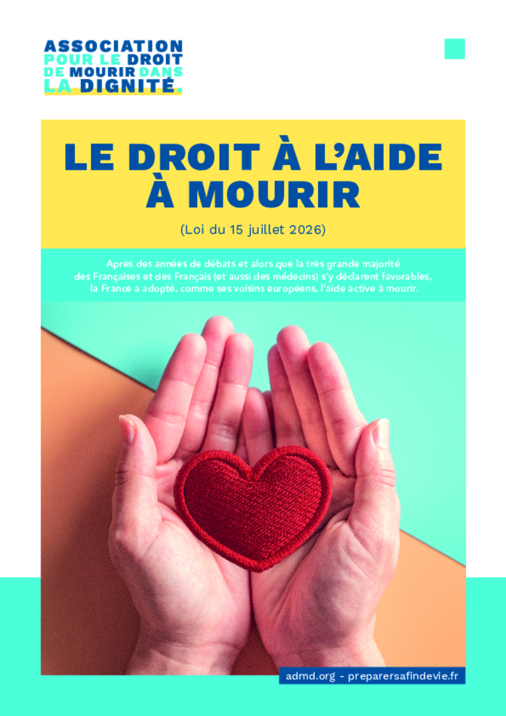 Loi relative à l'aide à mourir - 15 juillet 2026