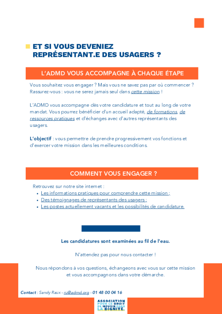 Guide du représentant des usagers