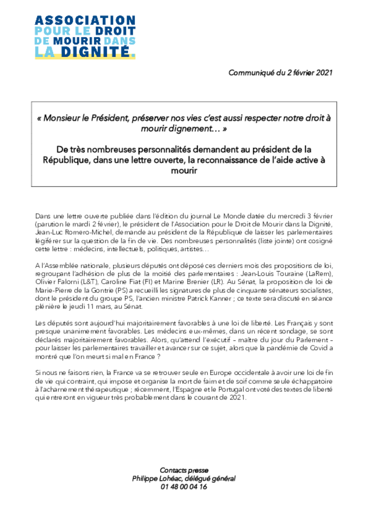 CP - Lettre ouverte