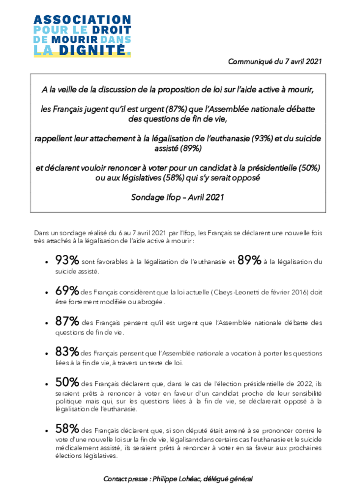 CP - sondage Ifop 