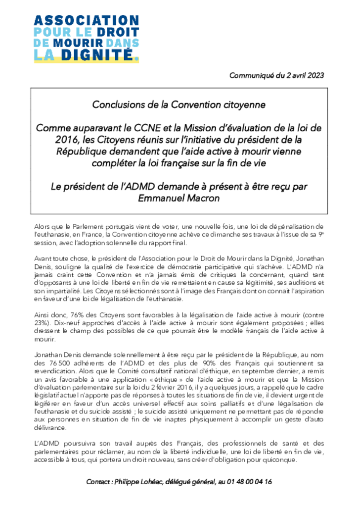 CP Convention citoyenne